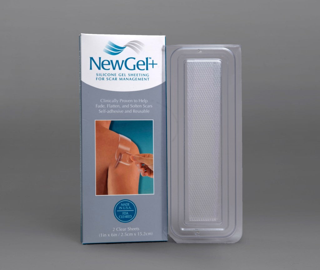 NewGel+ clear silicone 2pcs 2.5x15.2cm